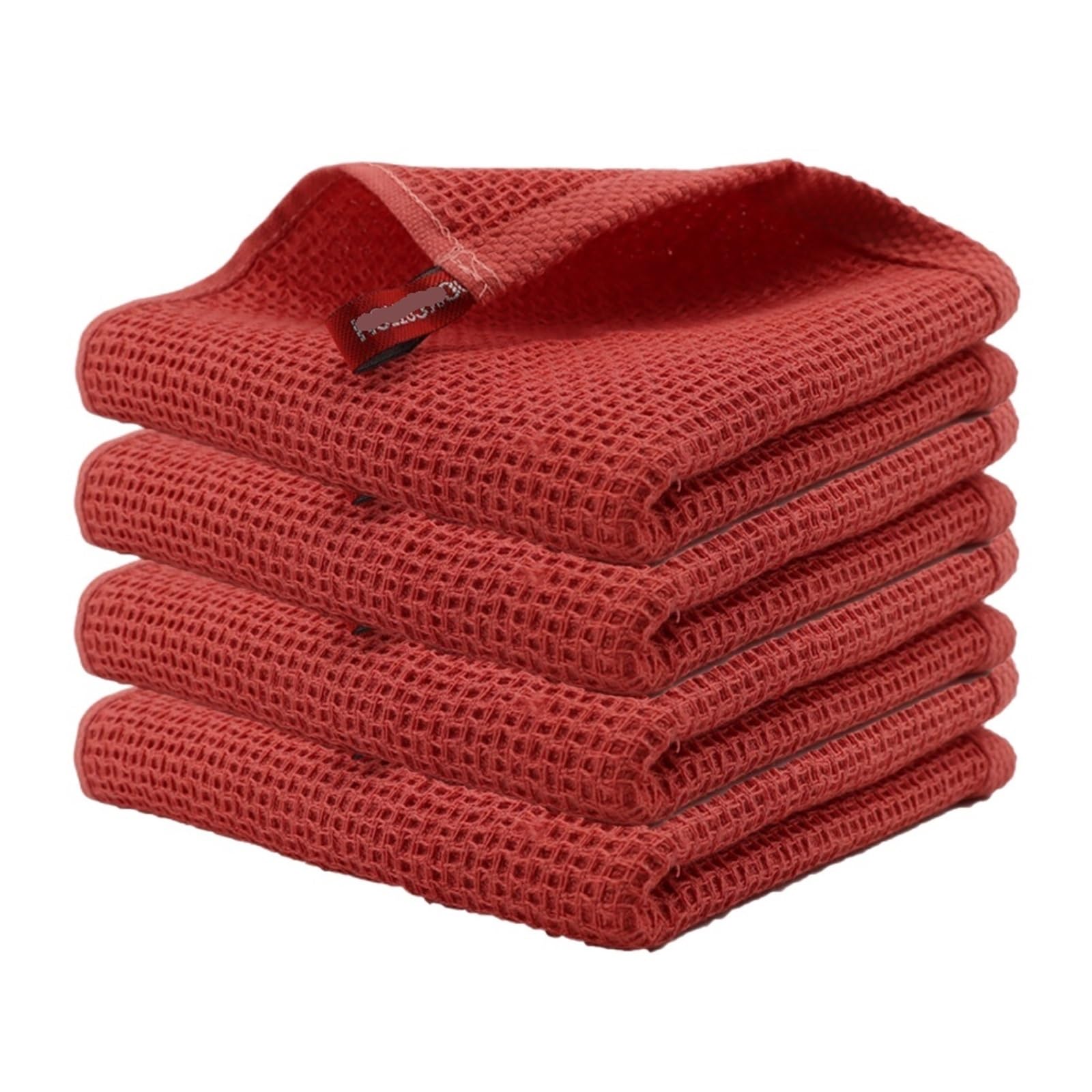 WZPTLKIBAD 4Pcs Kitchen Towels 34x34cm, Absorbent Thickened Dishcloths