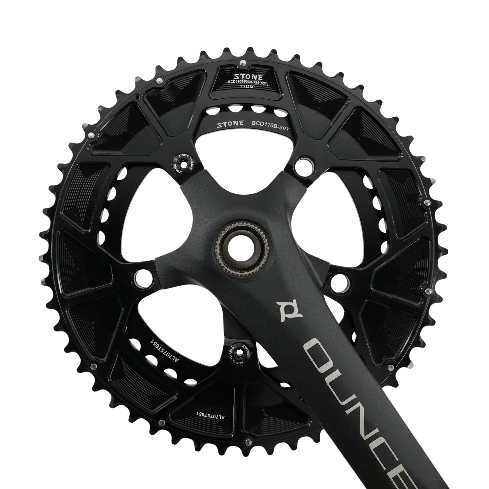 Amazon.com : DJC Stone 110bcd Double Chainring for Shimano 12S 5