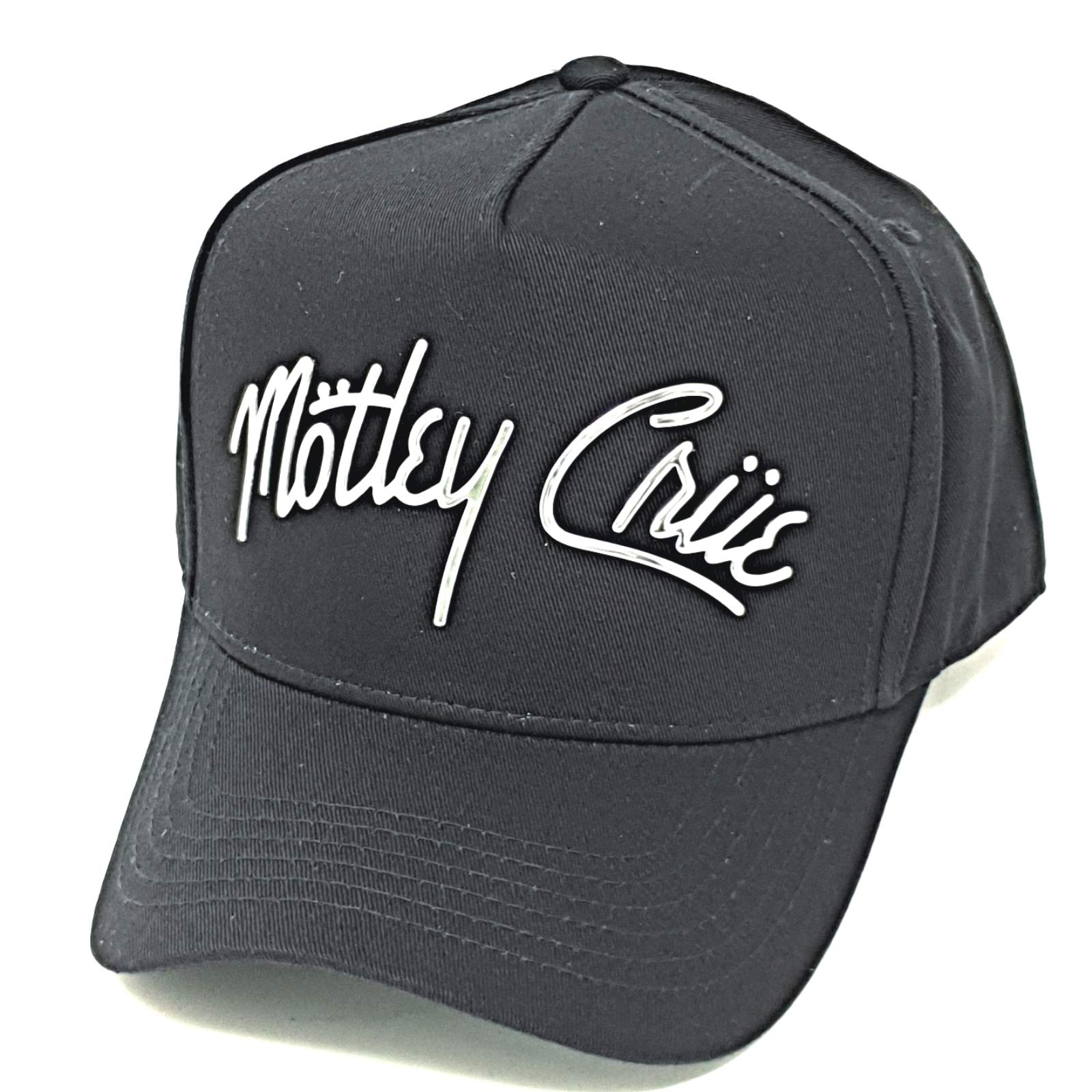 Band Monkey Motley Crue Unisex Baseball Cap Logo (Sonic Silver)