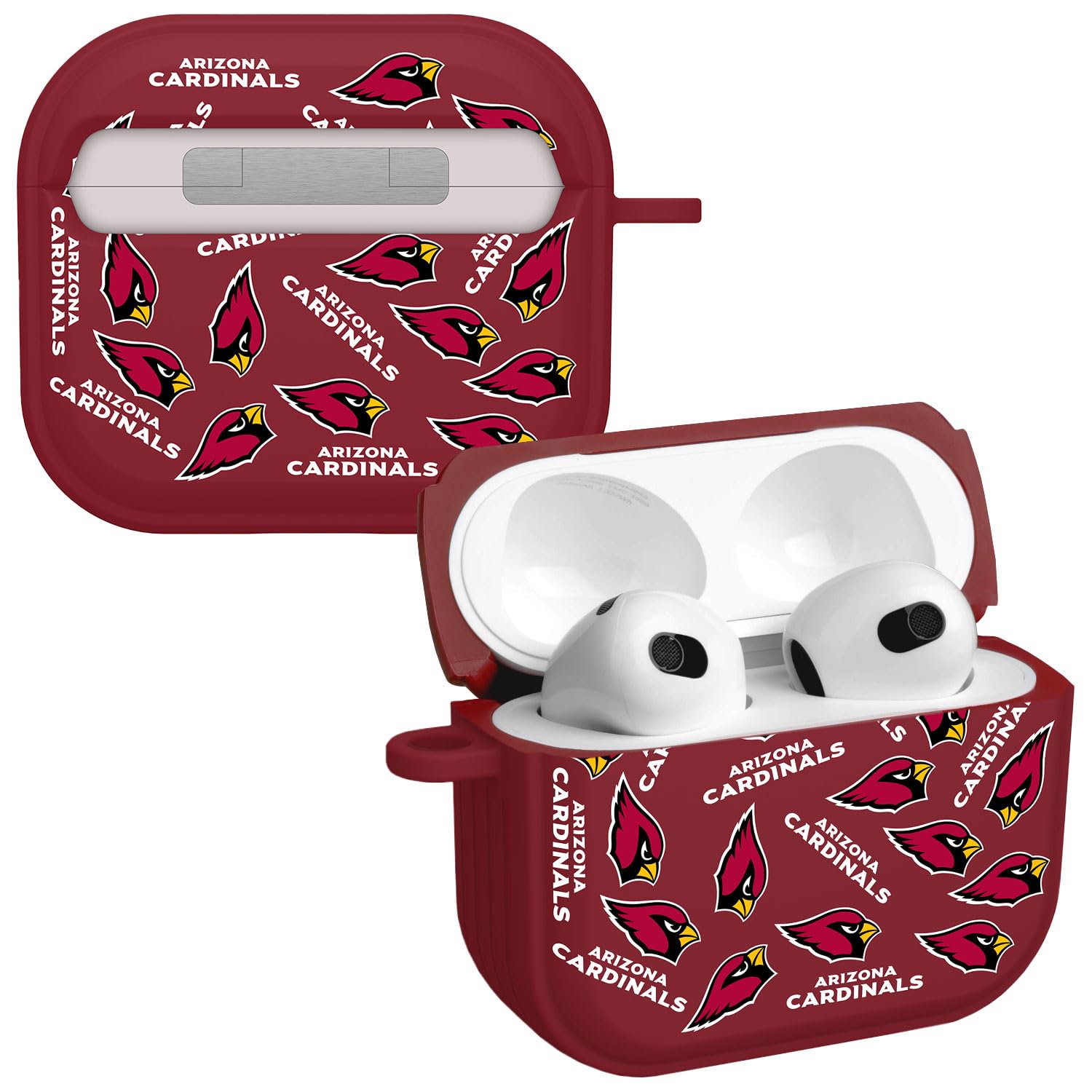 GAME TIME Arizona Cardinals HDX Case Cover Compatible with Apple AirPods Gen 3 (Select)