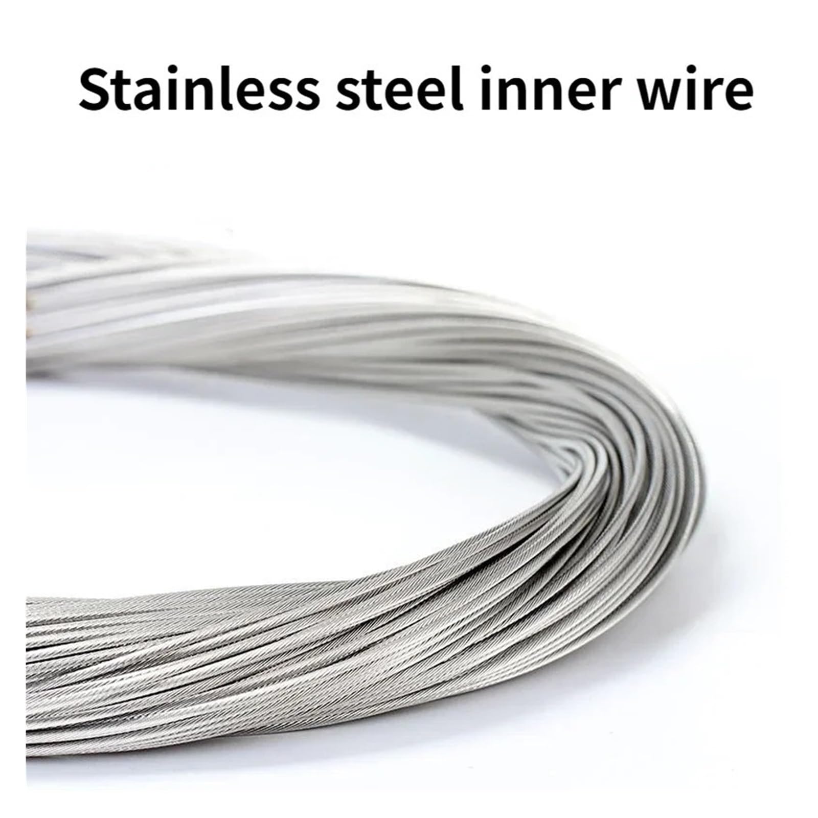 5-50 stücke 2meter MTB Fahrrad Bremsleitung Fahrrad Speed ​​Line Fixed Gear Shift Bremskabelsatz Kern Innendraht for MTB Rennrad(50pcs Brake Cable 2meters)