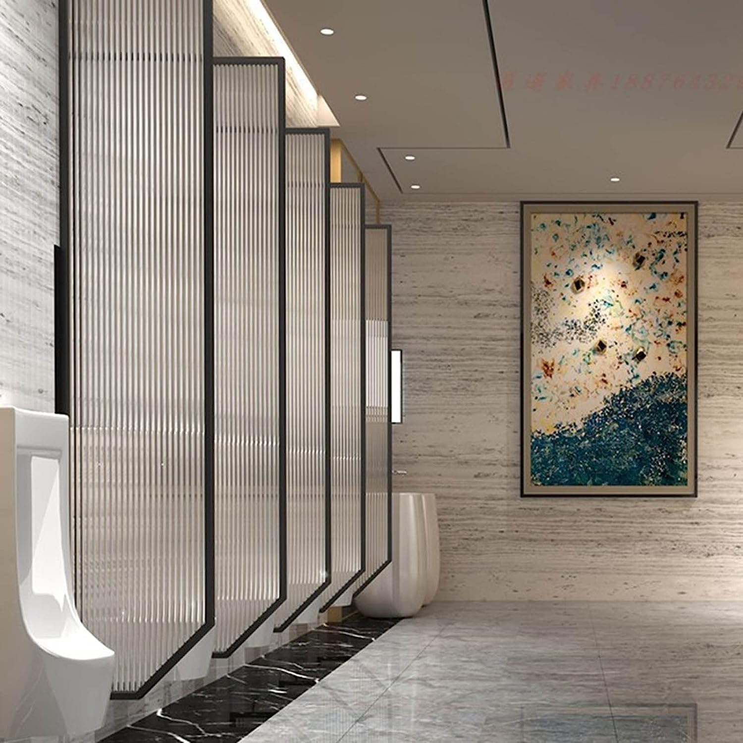 Urinal Partition,3 PCS Wall-Mounted Urinal Screen Toilet Partition,Men Urinal Partition,3 PCS Wall-Mounted Urinal Screen Toilet Partition,Men