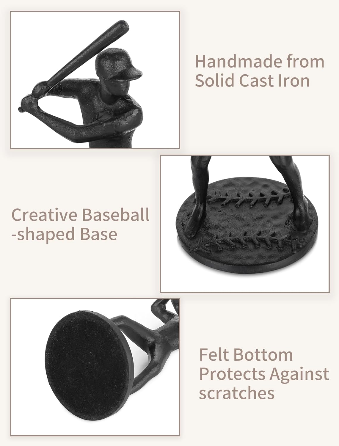 Sziqiqi Baseball Gifts for Men: Gifts for Baseball Players Lovers Coasch Teen Fans - Sport Themed Gift for Valentines Day Birthday Christmas - Baseballs Themed Figurine for Man