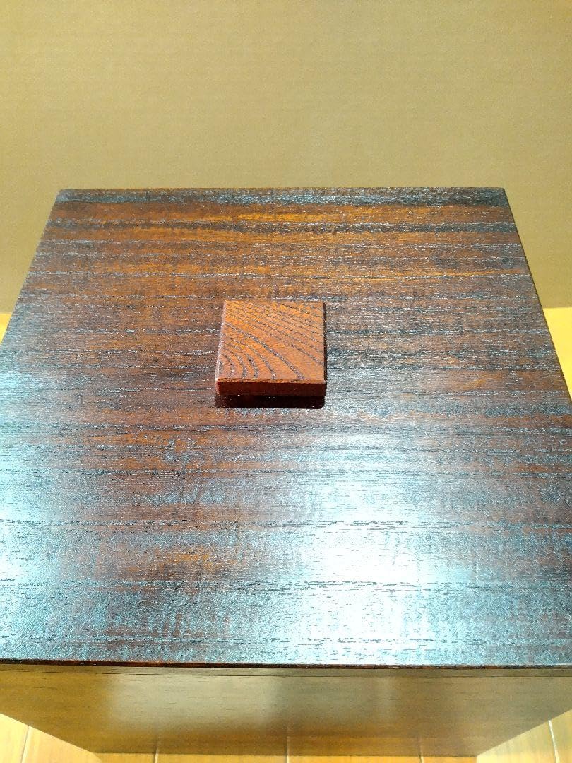 Amazon.co.jp: 漆塗り 桐米櫃(こめびつ) 5キロ用 升&すりきり板付き