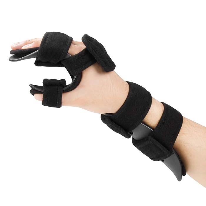 Buy REAQER Stroke Hand Brace Soft Resting Hand Splint Support Finger