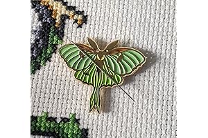 Pastel Luna Moth Needle Keeper