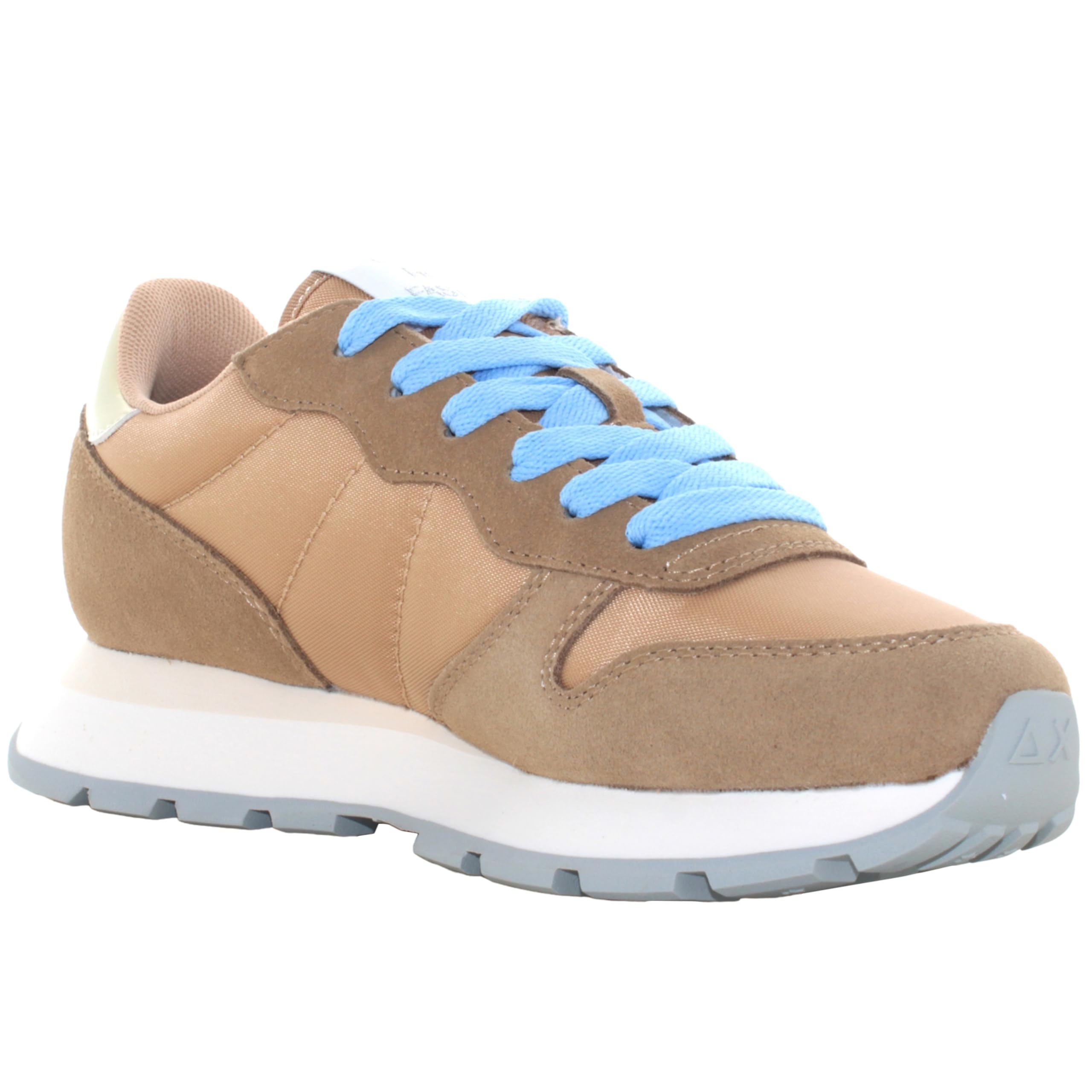 SUN68 Sneakers Donna Basse Z35201 16 Ally Solid Nylon Taglia 36 Beige
