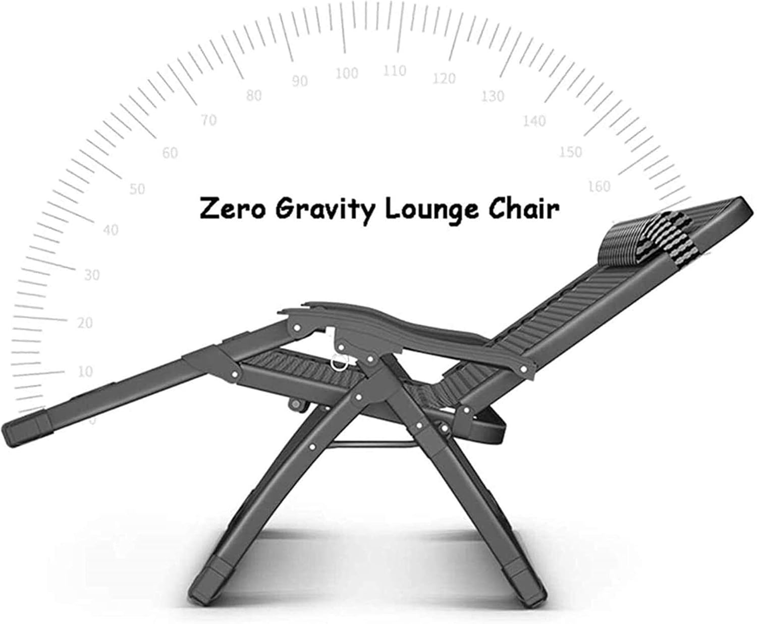 Recliner Lightweight Zero Gravity Reclining Sun Lounger Chair, Folding Relaxer Chair with Breathable Mattress, Deck Chairs Recliner Bed Chair ForBeach, Patio, G(Blue)