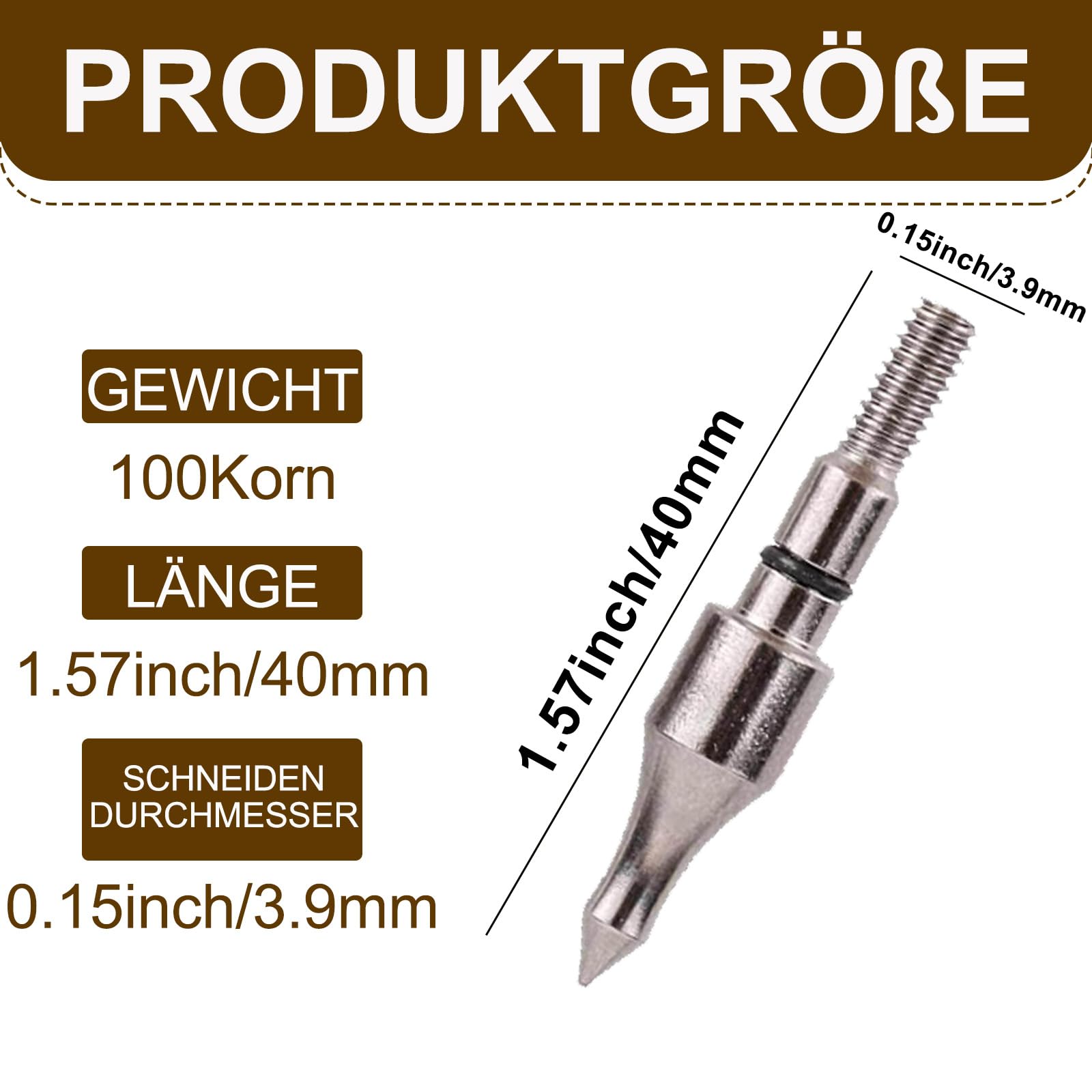 24pcs Bogenschießen Pfeil Aluminium-Einsätze .244/6.20mm für ID 6.2mm Pfeile, Ersatz Bogenschießen Basis-Einsätze Fit Compound Bow Recurve Bow Crossbow Einsätze