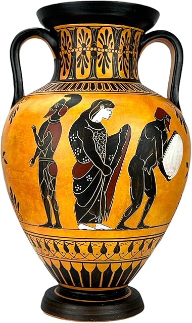Amphora Myth of Sisyphus Persephone Hades Vase Ancient Greek Pottery Ceramic