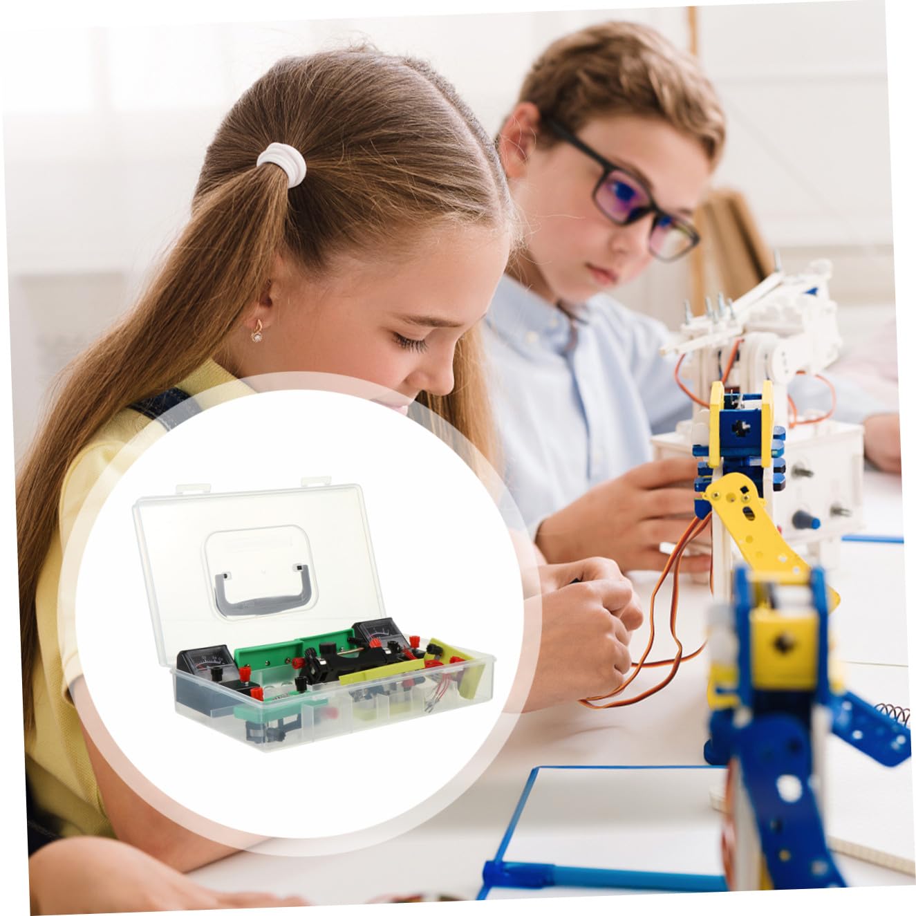 Kit di Esperimenti Elettrici in PVC per Studenti e Lezioni di Fisica | Materiale Pvc, Strumento Educativo per l'Apprendimento Base dell'Elettricità, Facile da Conservare
