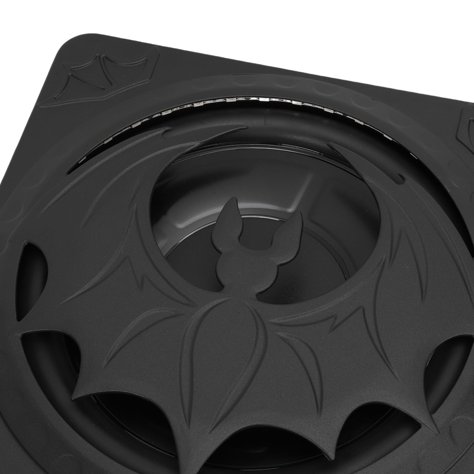 10-calowy Aktywny Subwoofer Samochodowy Pod Siedzeniem, Wbudowany Wzmacniacz o Mocy Szczytowej 1200 W, Obudowa z Odlewu Aluminiowego ze światłami LED, Regulowane Wzmocnienie i (COLORFUL)