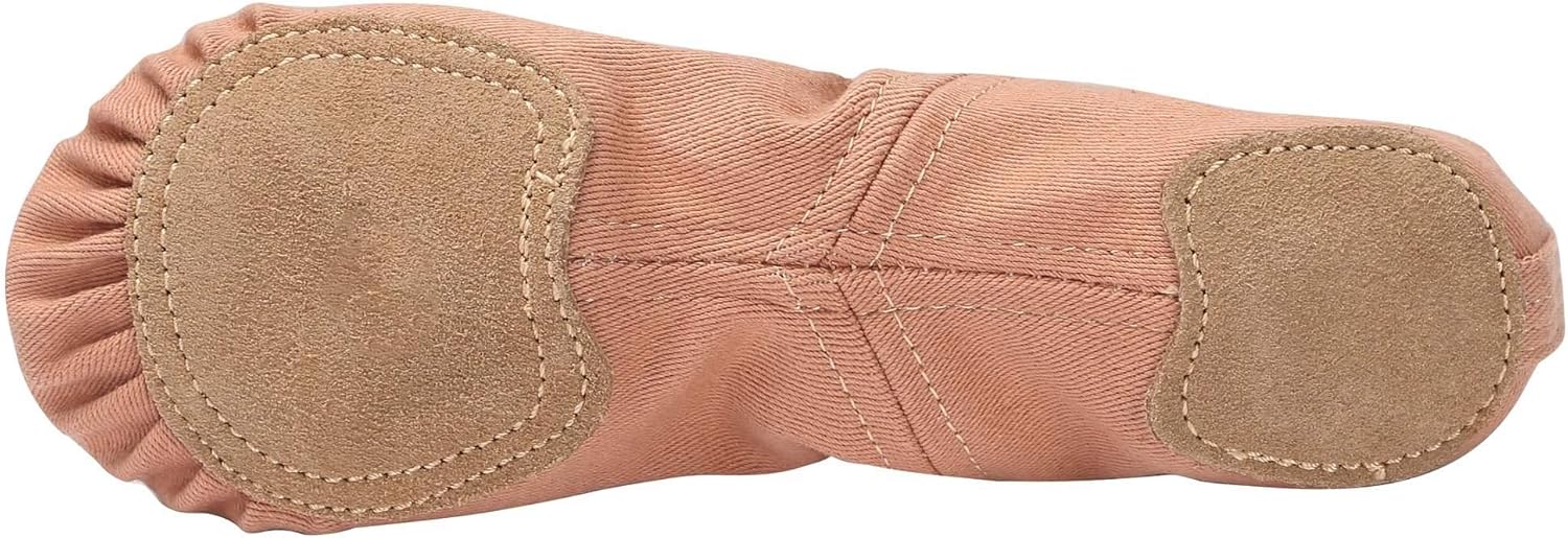 Linodes Dance Shoes for Girls Stretch Canvas Split Sole for Women - Image 6