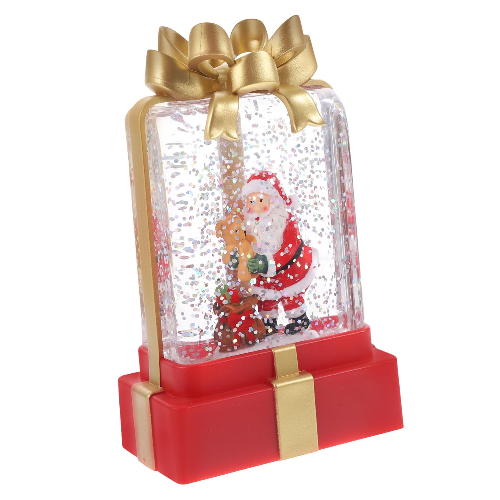 Didiseaon Christmas LED Lantern Retro Xmas Light Decoration for Tabletop Soft Warm Glow Festive Atmosphere for Holiday Parties Daily Use