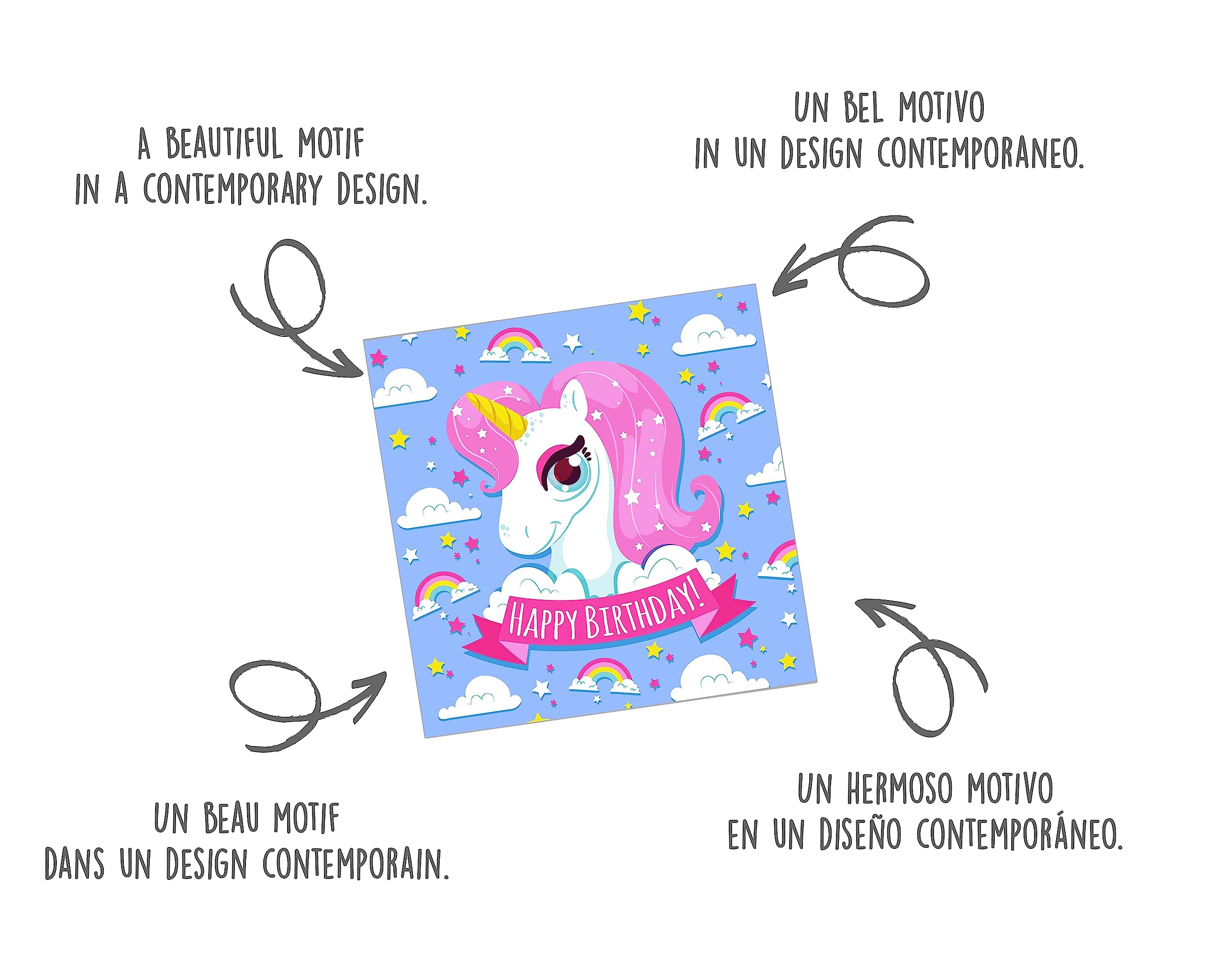 Biglietto Di Compleanno Con Orsacchiotto Edition Seidel – Formato 11,5x17 Cm, Con Busta Coordinata, Stampa Offset Premium, Senza Testo Interno