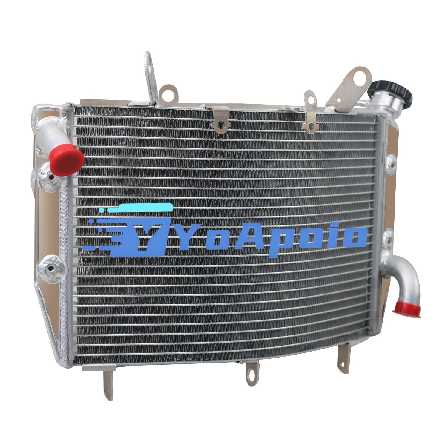 Aluminum Racing Radiator for Yamaha YZF R6 2006-2011, Full Performance Aluminium Radiators, 2007 2008 2009 2010 Replacement Radiator