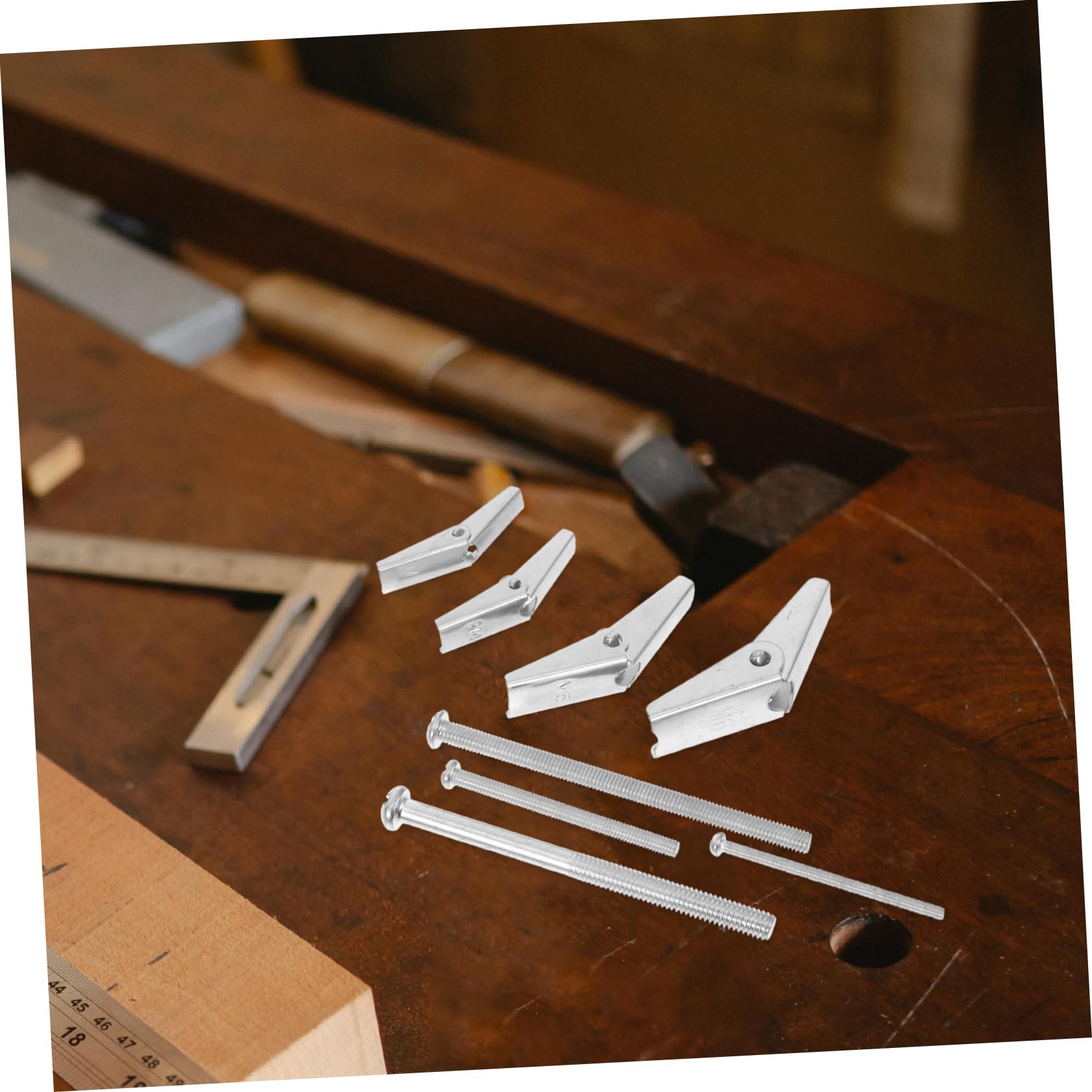 32stücke Teiliges Set mit Kippdübeln und Metallankern für Gipskartonwände Befestigungsmaterial für Verschiedene Schrauben Inklusive Gipskartonschrauben für Robuste Installation