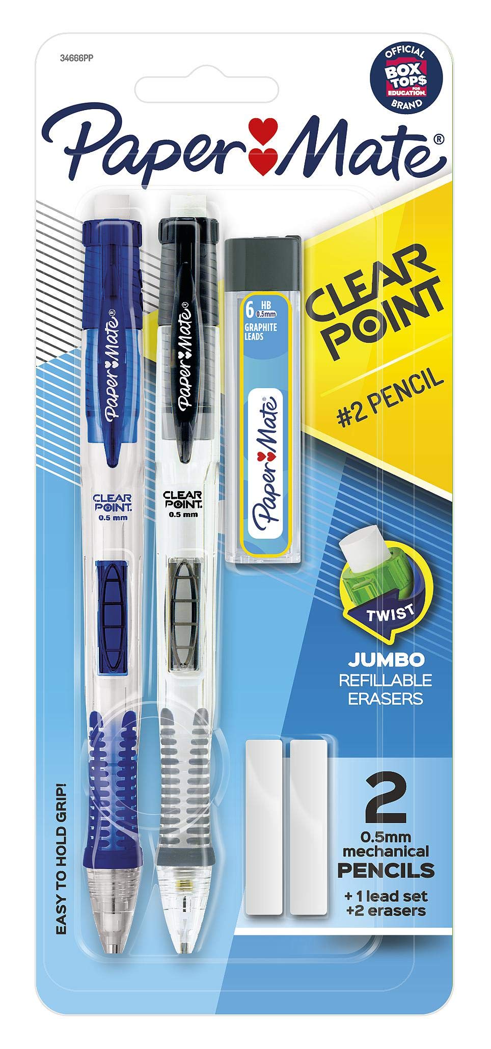 Paper Mate 34666pp Clearpoint 0 5mm Mechanical Pencil Starter Set Amazon Com Au Stationery Office Products