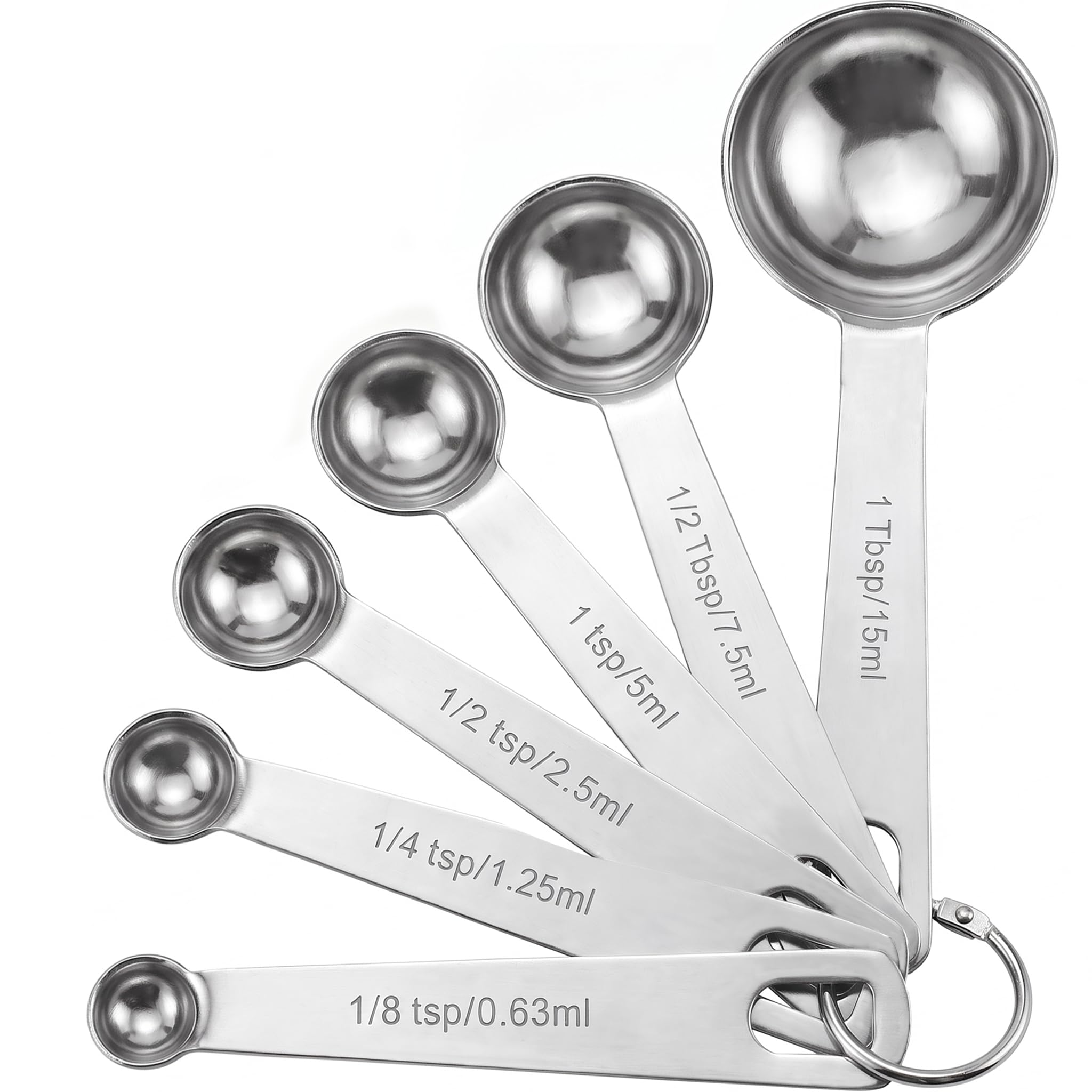 Rena Chris Measuring Spoons, Premium Heavy Duty 18/8 Stainless