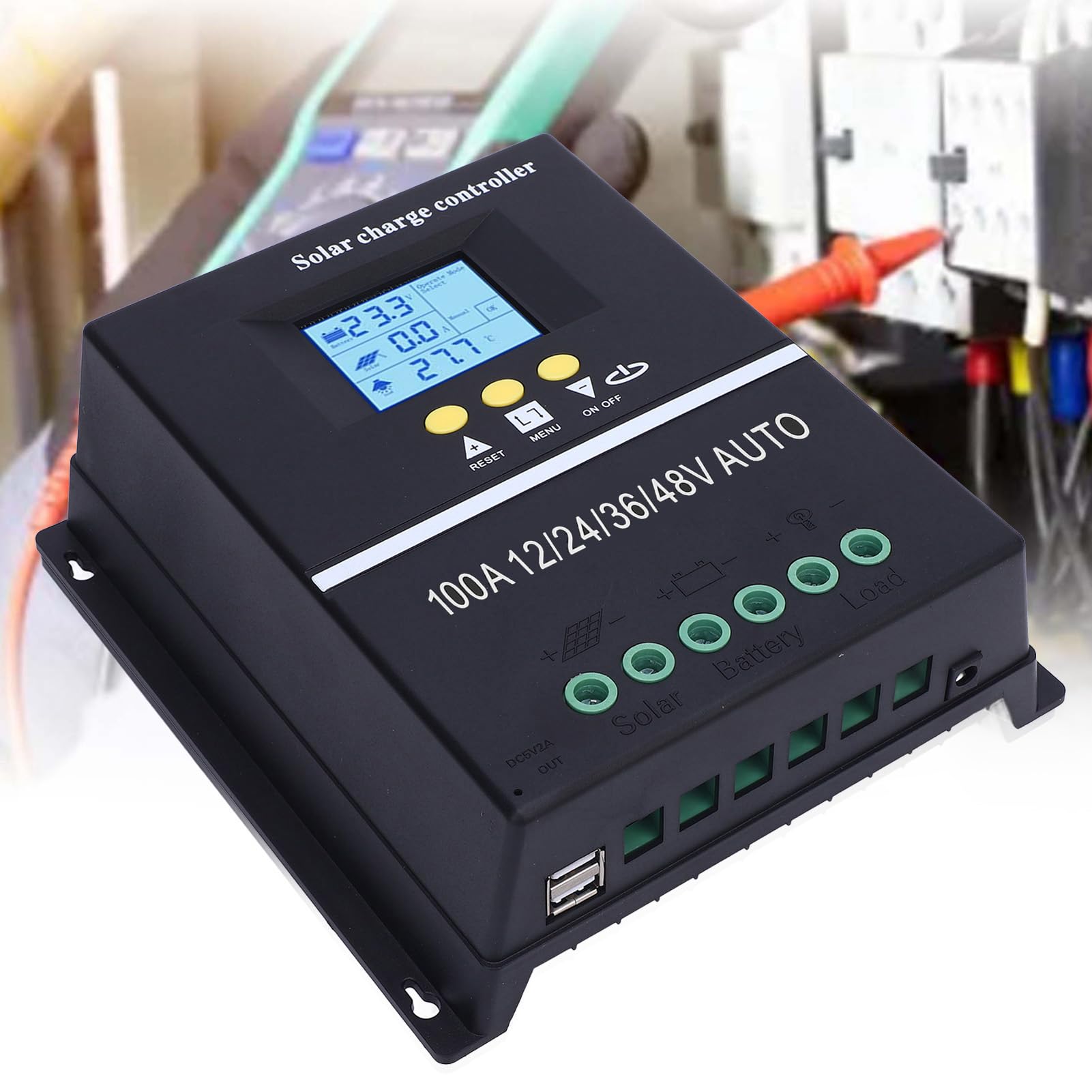 Contrôleur de Charge Solaire MPPT, Régulateur de Batterie ABS en