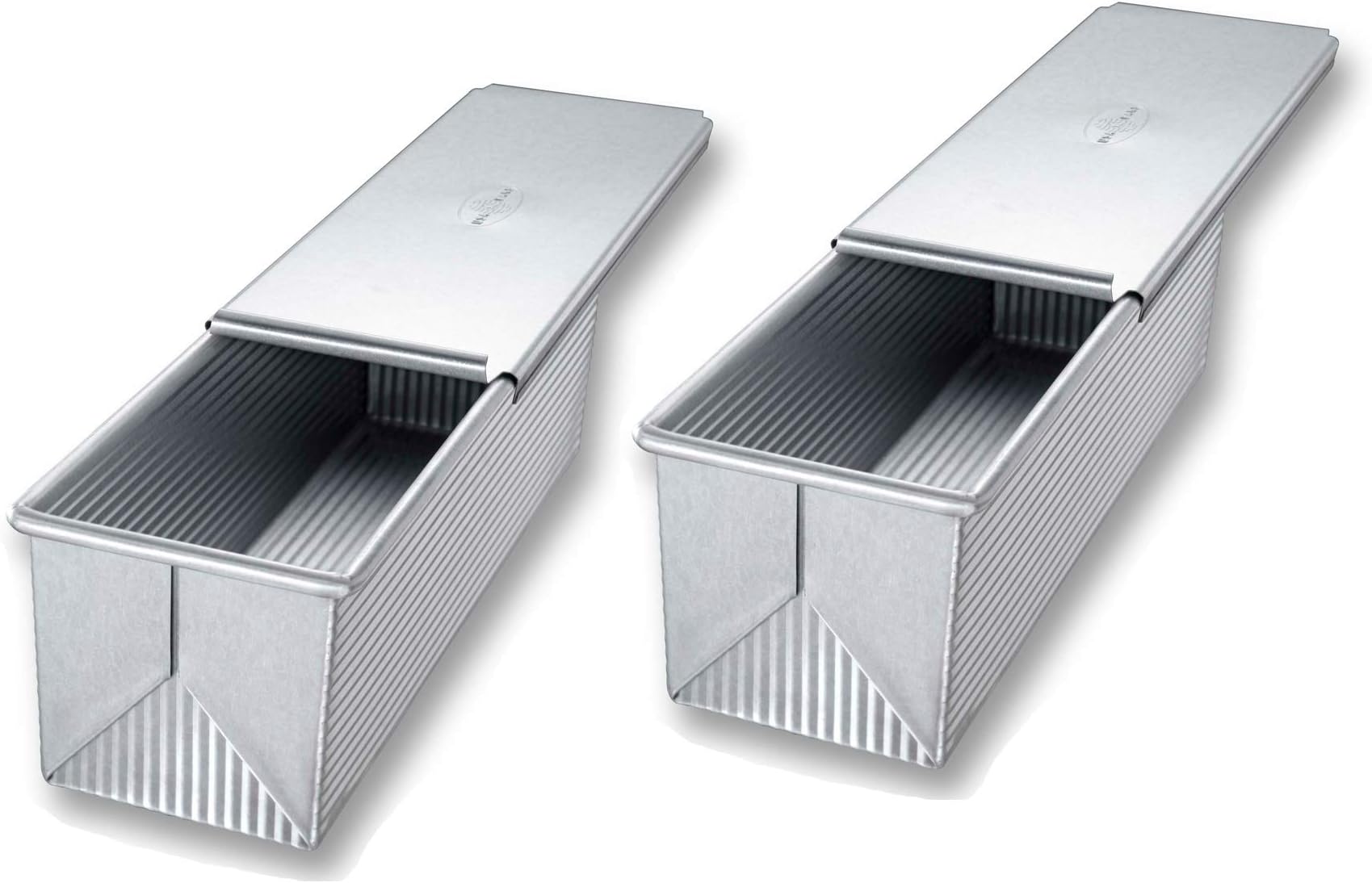 1160PM-ST-2-1 Pullman Loaf Pan, Aluminized Steel, Brown