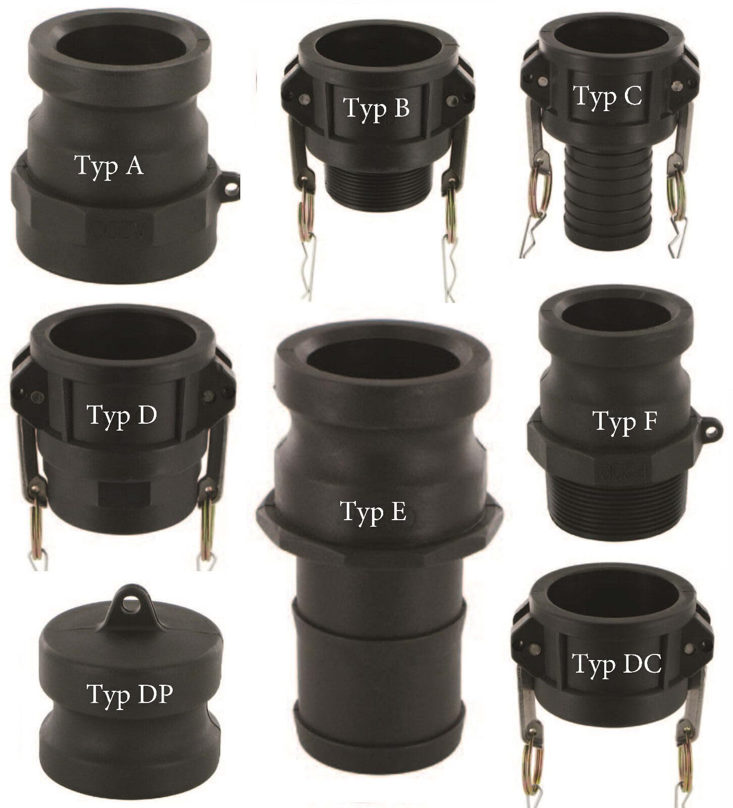 (1.25", Type D - (Cam F To Bsp F)) Camlock Layflat Hose Fitting, Male Female - Type A|B|C|D|E|F|Dc|Dp Cam & Groove 5056697230409