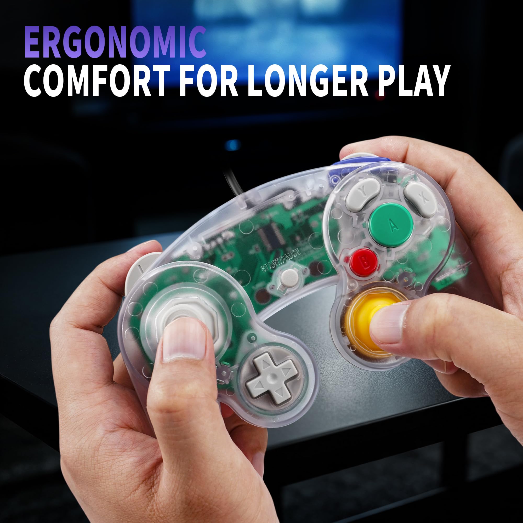CirKa Controller - Clear for Nintendo Wii and GameCube