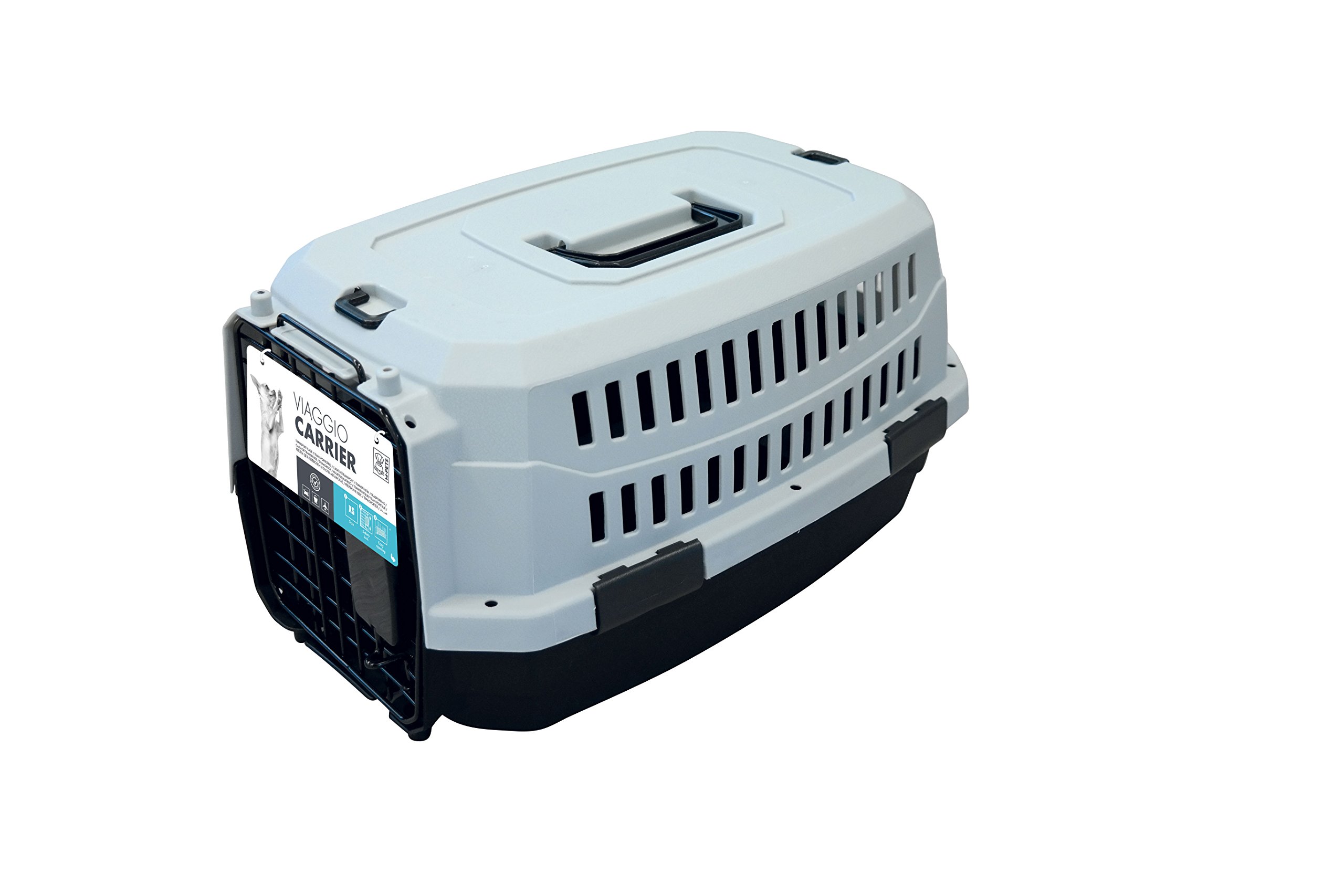 M-PETS Viaggio Carrier XS (L48,3 x W32 x H25,4cm) Black/Grey