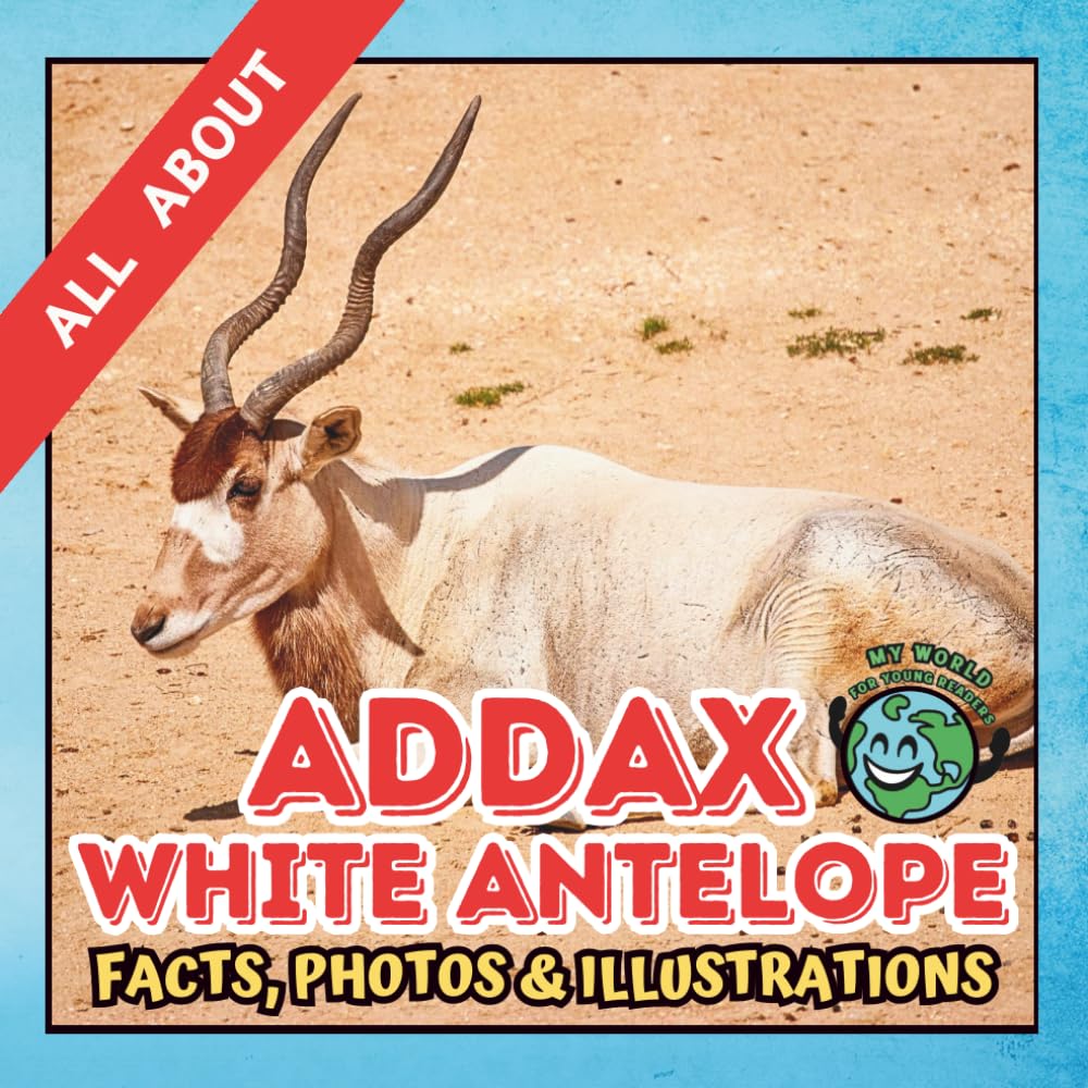 All about Addax | Facts, Photos and Illustrations: A Picture Book for Curious Children | Screen-Free Infotainment (MY WORLD for YOUNG READERS)