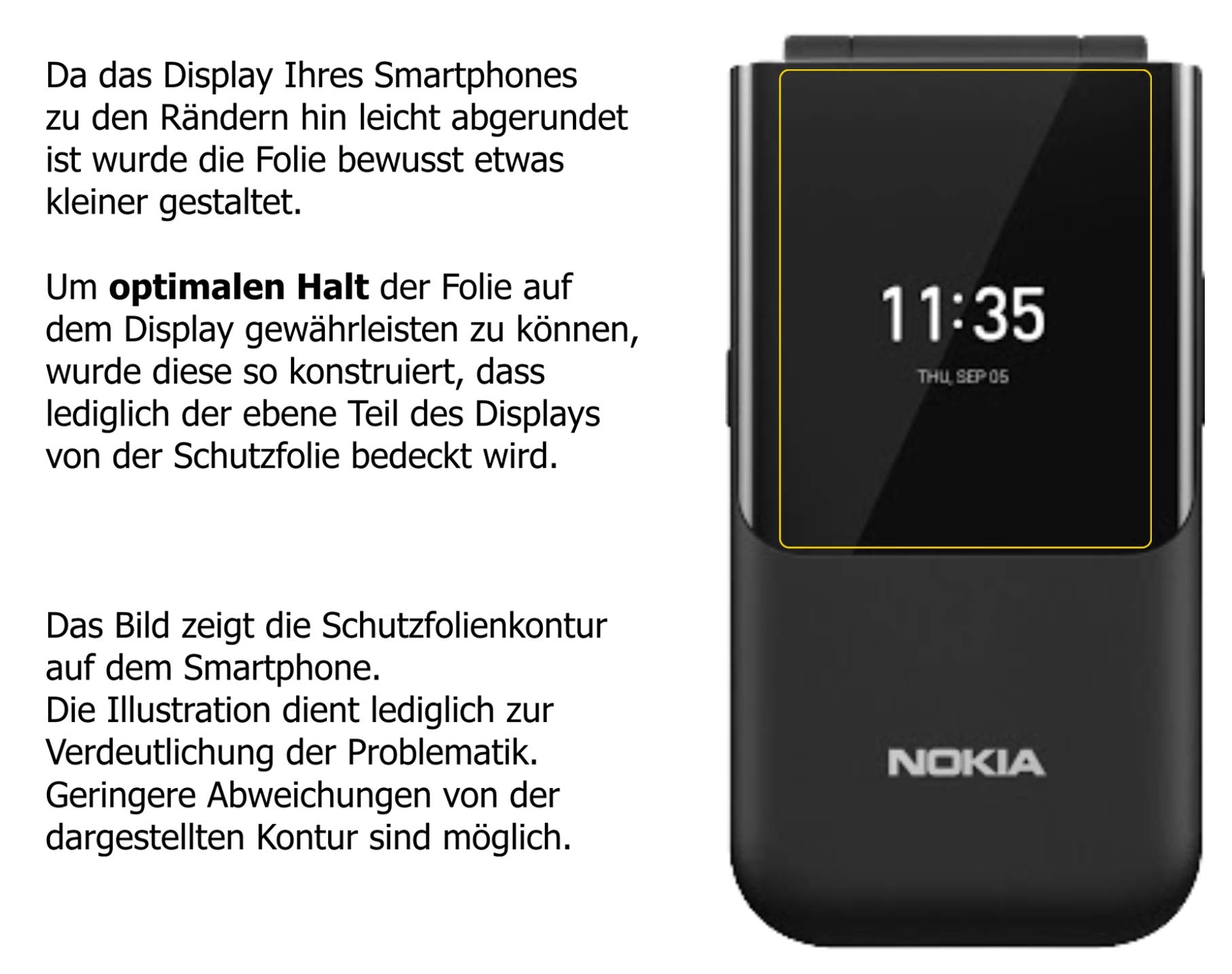Dipos 2 Pellicole Protettive Antiriflesso Per Nokia 2720 Flip – Posteriore, Opache, Anti-impronta, Made In Germany, Taglio Laser