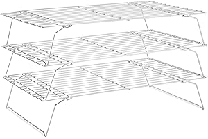 3-Tier Stainless Steel Cooling Rack: The Ultimate Baking Essential