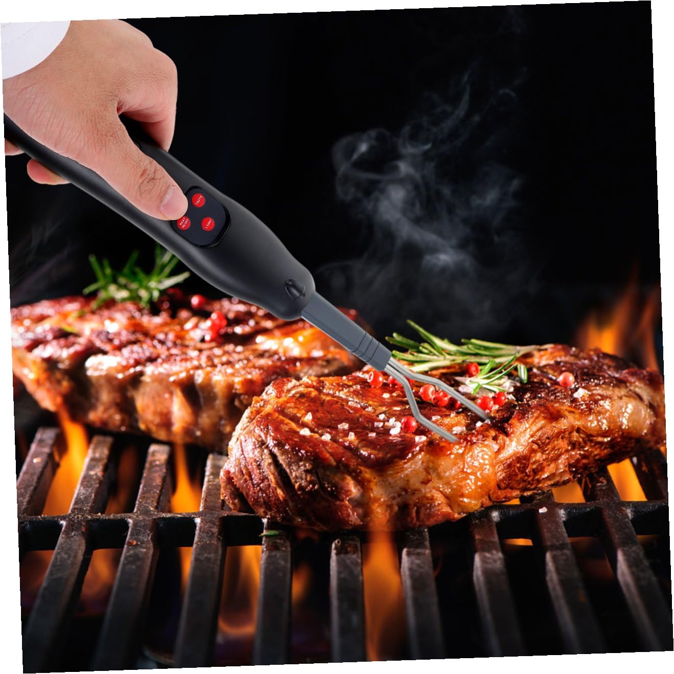 ifundom Termometro Digitale Per Carne Da Barbecue Termometro Di Cottura Alla Indicatore Di Temperatura Per Grigliate Domestiche Misuratore Di Calore Per Cucina