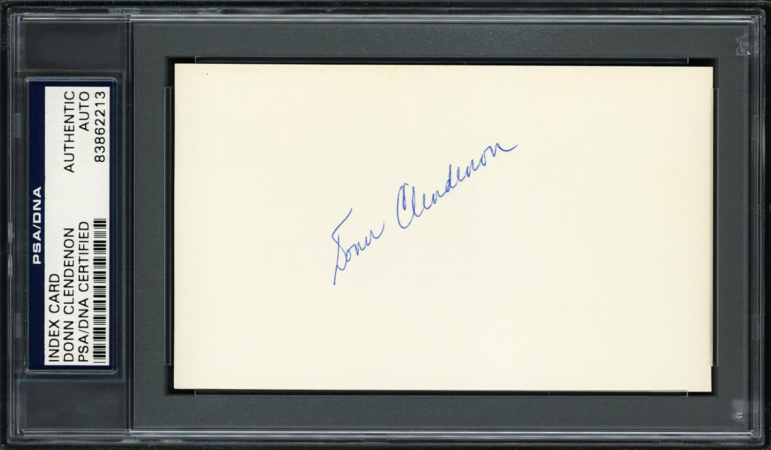 Donn Clendenon Autographed 3x5 Index Baseball Card PSA/DNA #83862213