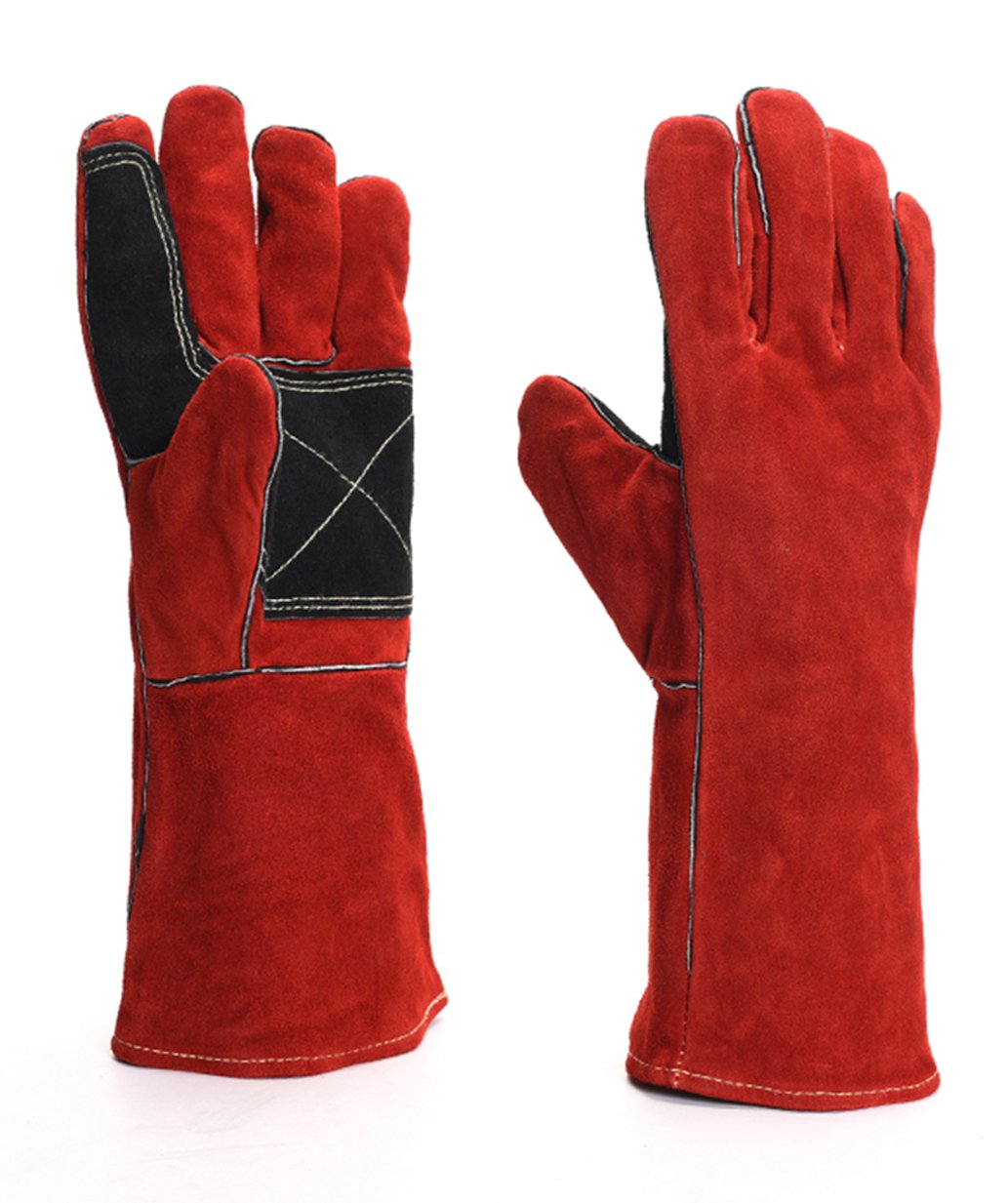 Oven Glove Wood Burning Stove Gloves Sprawl Heat Fire Resistant