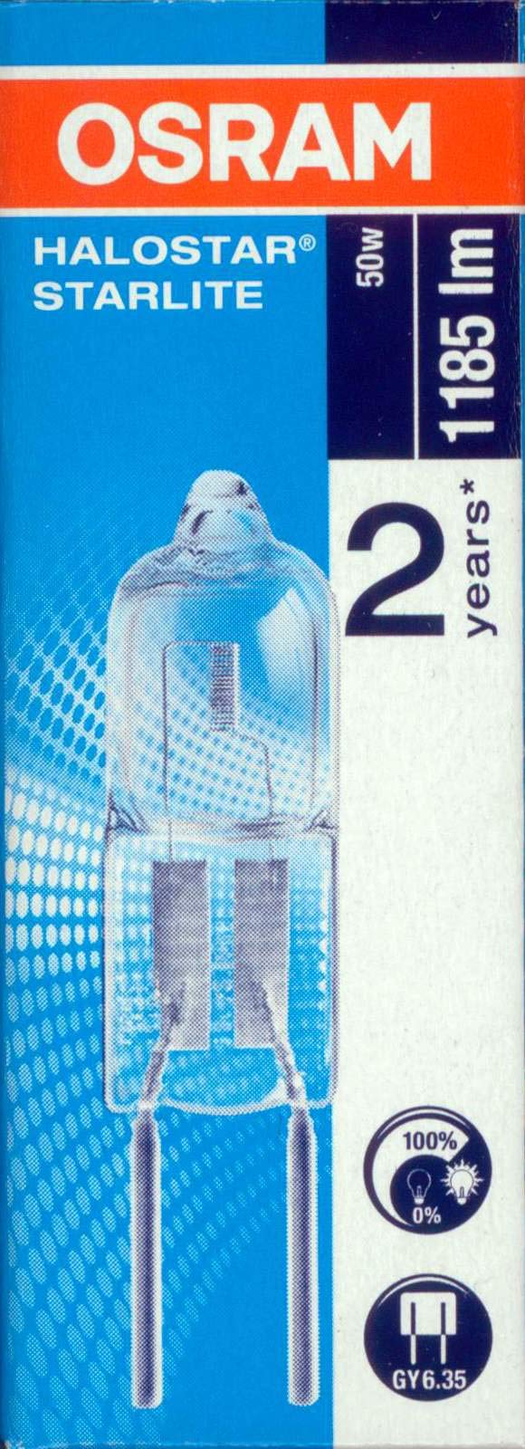 Osram Halostar GY6,35 12V, 50W, 64440 AX