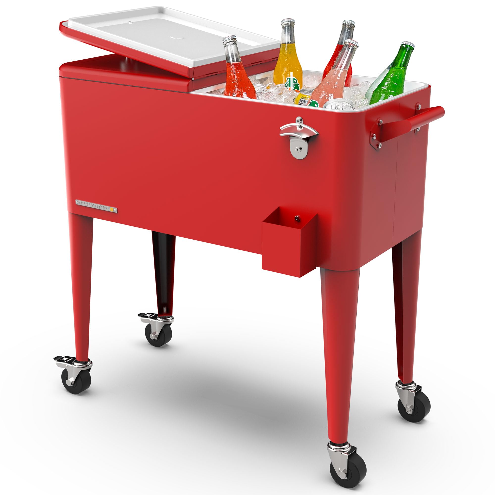 Permasteel 80-Quart Outdoor Patio Cooler with Removable Lavatory