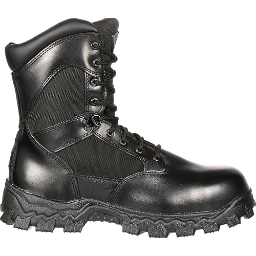 ROCKY Men's AlphaForce Zipper Composite Toe Public Service Boots
