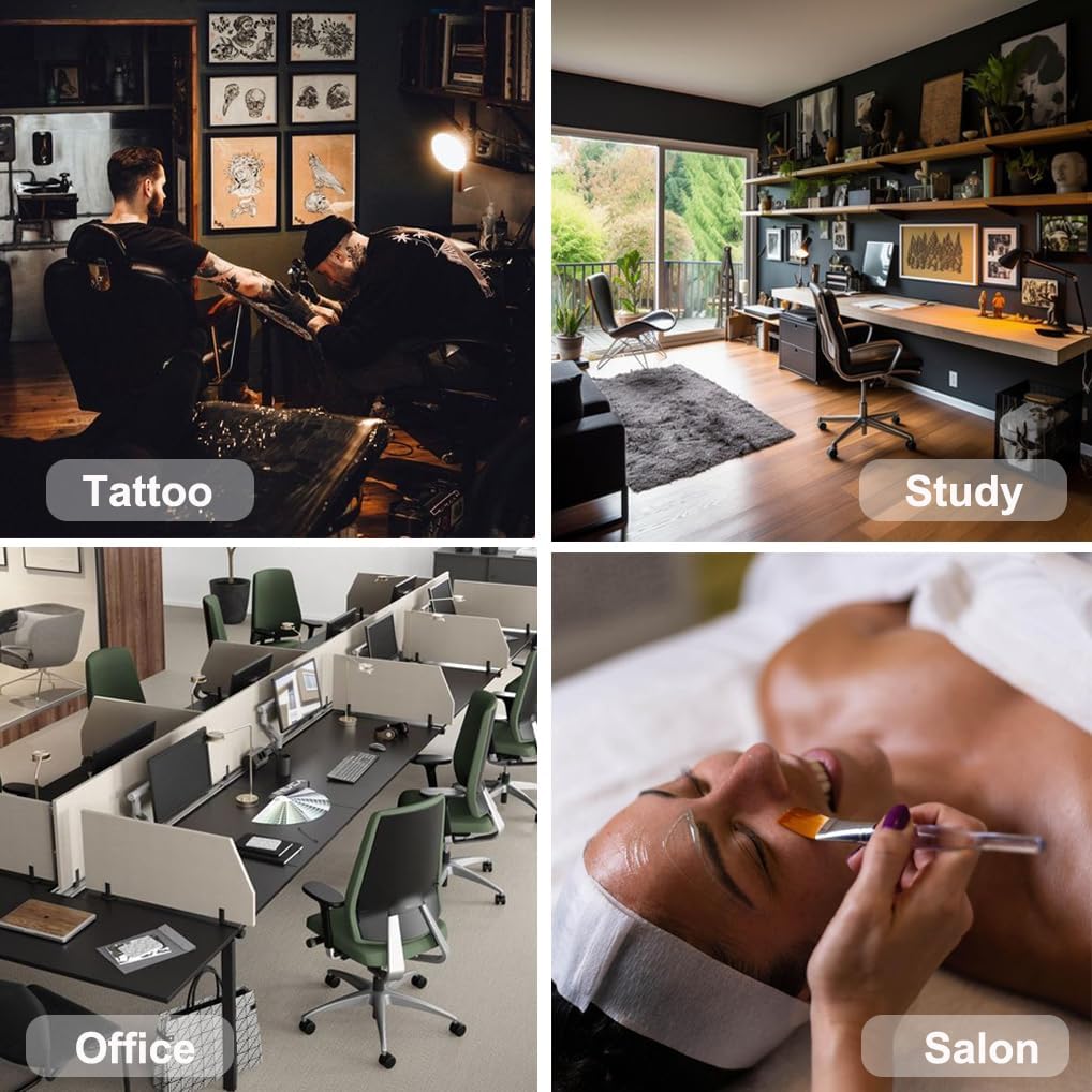 Tattoo Chair Multifunctional Tattoo Studio Chair - Adjustable Height and Angle for Ultimate Comfort, Perfect for Tattoo Artist (with Wheels)