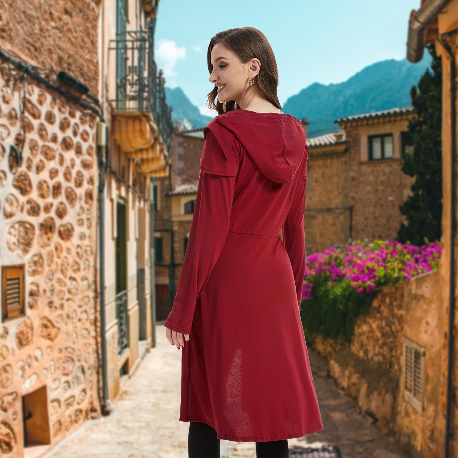 Medieval Clothing Women Renaissance Witches Costume Viking Gothic Dresses Cosplay for Halloween - Image 4