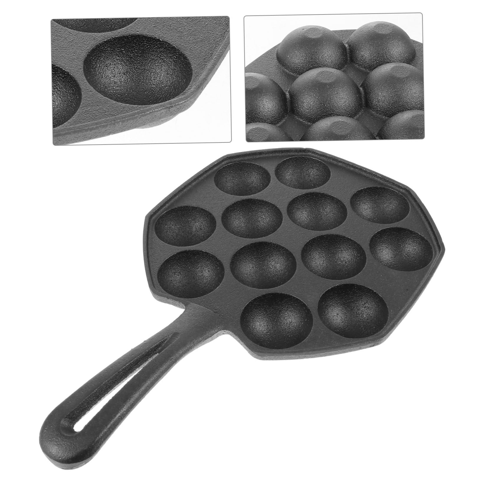 Cabilock Moule à Pâtisserie Fonte pour Œufs de Caille et Résistant et Cuisson Uniforme pour Cuisine Maison