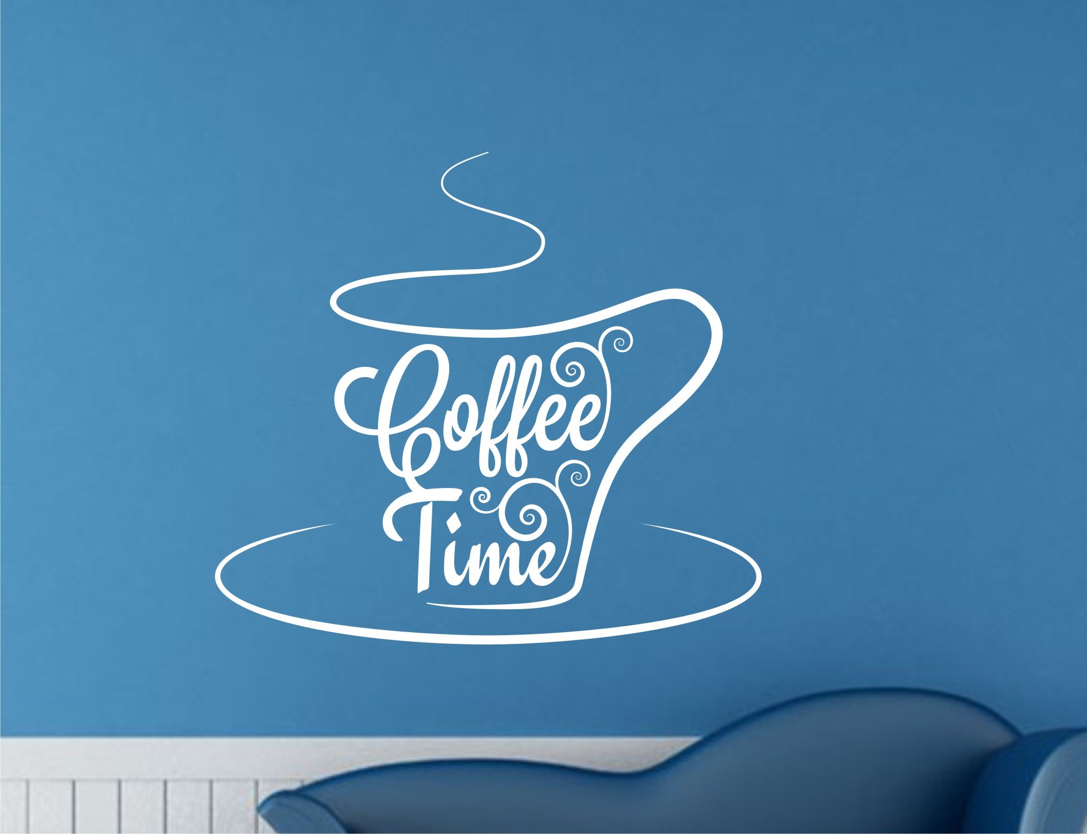 Coffee Mug White Large Wall Sticker Size(65 * 59) cm (B077RTN19G) Amazon Price History, Amazon Price Tracker