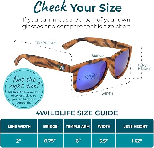 Miniatura 6 de Sleep ZM 4WildLife Blue Light Glasses for Women and Men