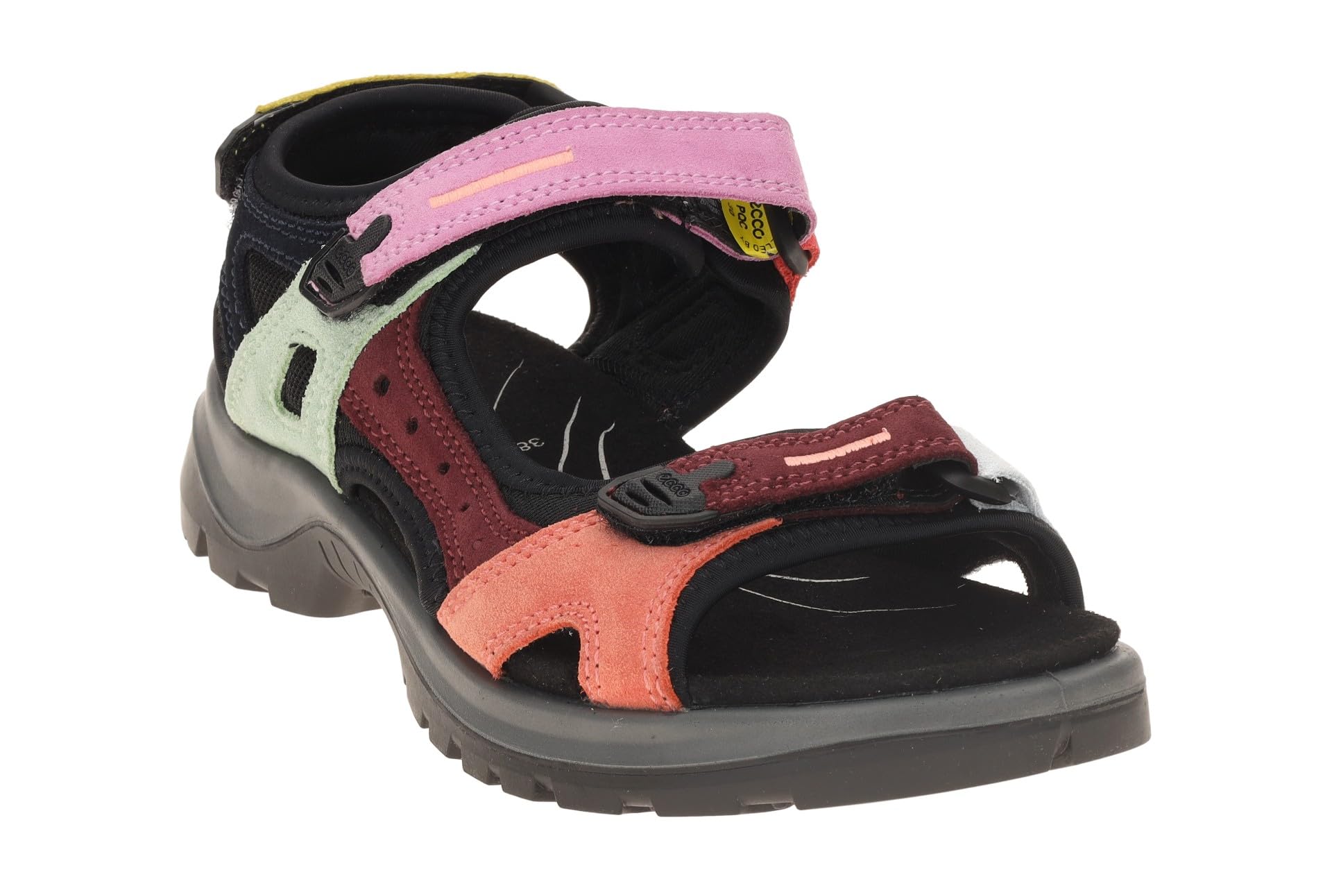 ECCO Mujer Offroad Sandale, Multicolor, 36 EU