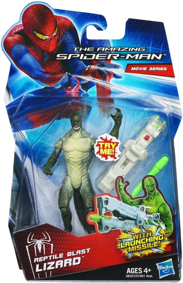 The Amazing Spiderman 3.75" Figure Lizard Missile Launching