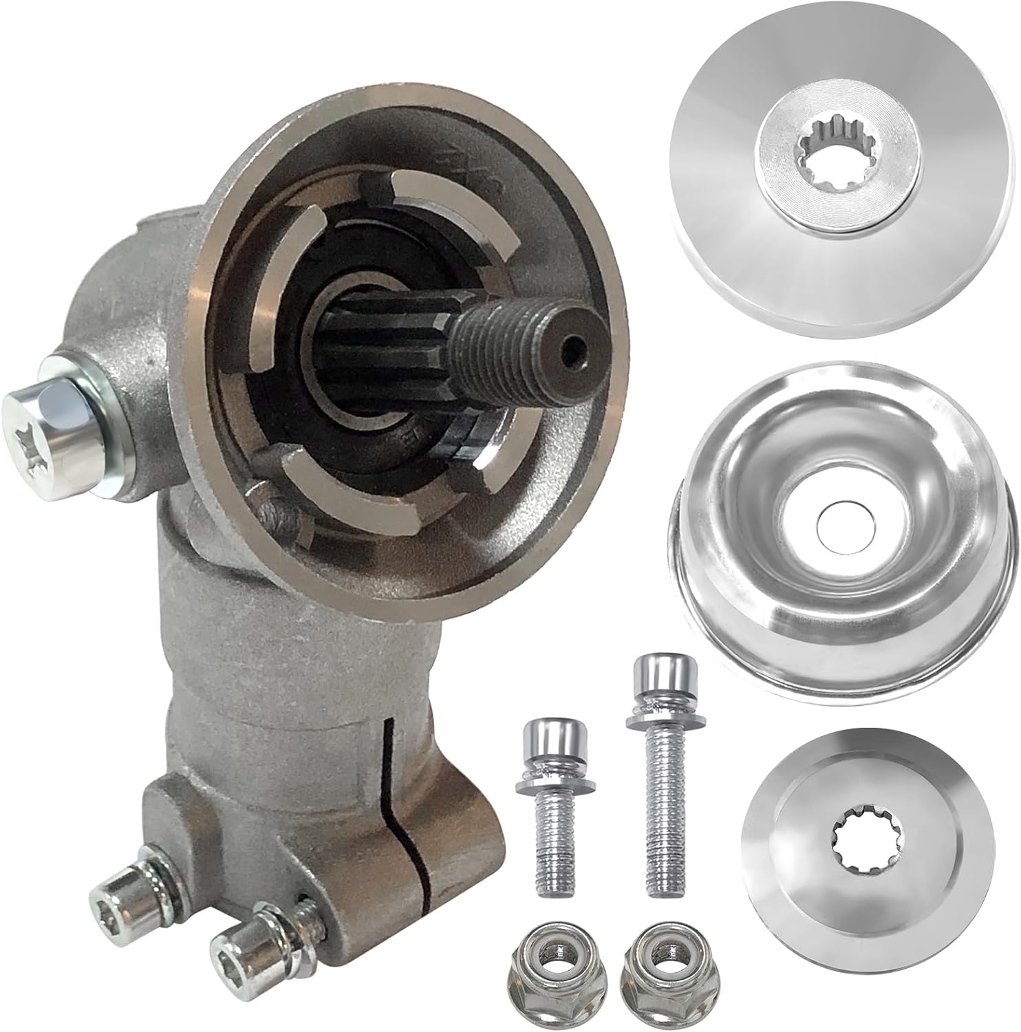 Trimmer Gear Head Gearbox Head Replacement for Husqvarna 525RX 525LK 525LS 525L 525LX 525RJD 525RJX 525RK 525RS 525RXT 535LST Trimmer Gear Head Gearbox Head Part No. 537199201, 537199202