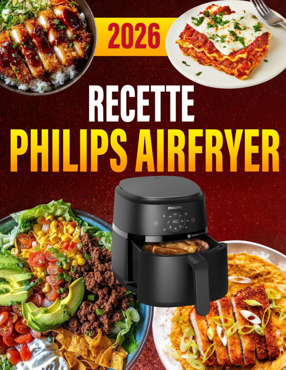 Recette Philips AirFryer: 400 Recettes saines, faciles et rapides pour une bonne santé