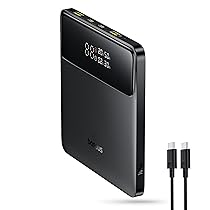 Baseus Powerbank, 20000 mAh 100 W PD sottile batteria esterna QC 4.0, caricatore rapido Blade H1 per laptop, MacBook, iPad, iPhone 16 15, switch, Steam Deck, Samsung Galaxy, ROG Ally, 2024 Edizione
