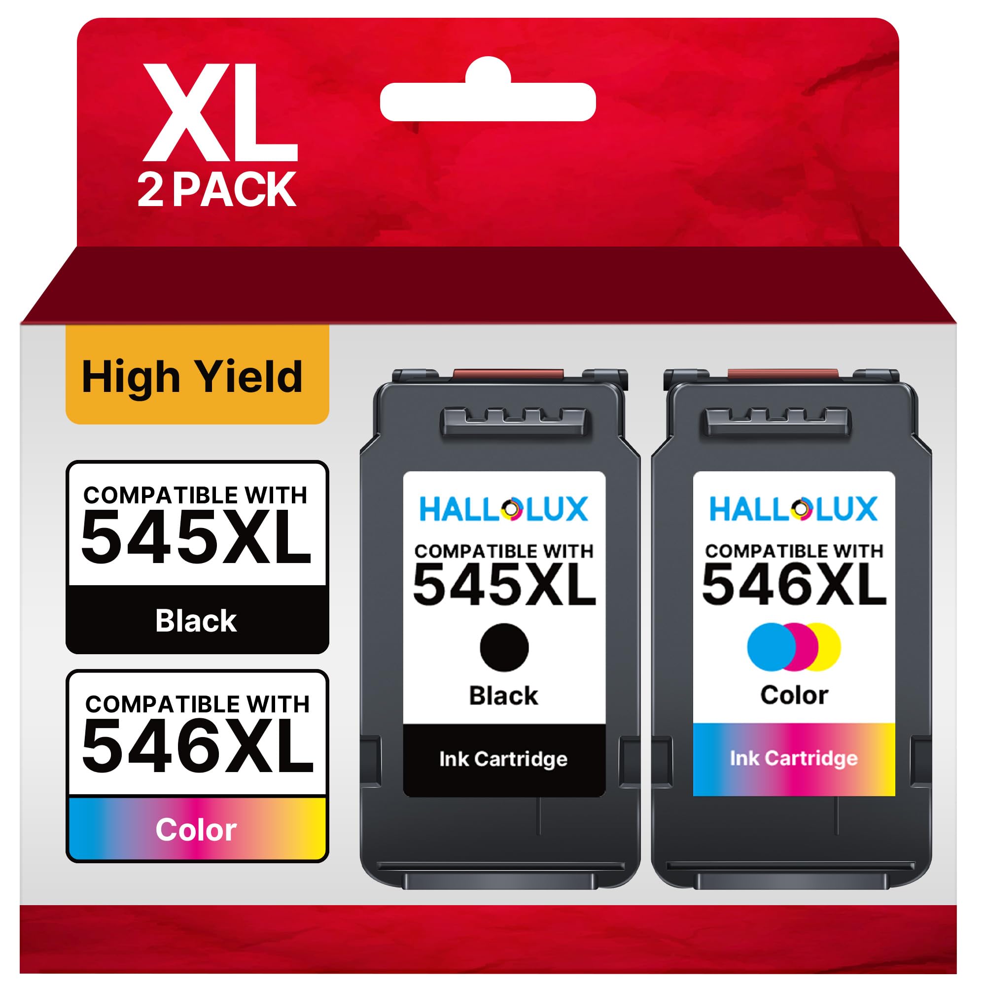 Druckerpatrone 545 546 Ersatz für Canon 545XL 546XL PG 545 CL 546 Multipack