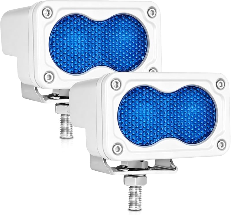 Faróis auxiliares LED azuis Auto Power Plus de 3 polegadas – Par
