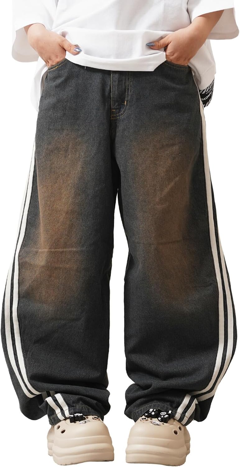 ブラックデニム】トゥルーレリジョンスキニーパンツ白ステッチ27